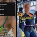 Prints de perfis que sexualizam pessoas com deficiência em vídeos alterados com IA; material foi reunido pelo DesinfoPop (Laboratório de Estudos sobre Desordem Informacional e Políticas Públicas), da FGV - Reprodução