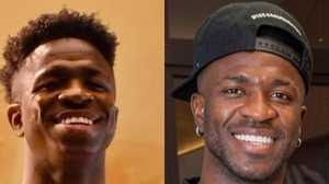 Vinicius Junior faz intervenção estética no rosto; veja antes (à esquerda) e depois - Reprodução / Redes sociais