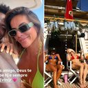 Melhor amiga de jogador, Lidia Souza, publicou foto e entregou presença da influenciadora na celebração - Reprodução / Instagram