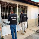 Policiais estiveram na residência e em uma assistência técnica de celulares pertencente ao suspeito - Foto: Cortesia/PCAL