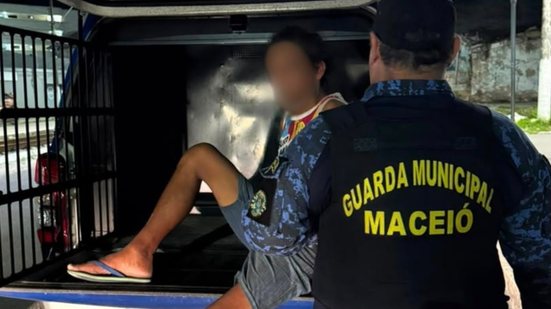 O homem foi localizado na Praia da Avenida e confessou ter cometido o crime - Foto: Ascom Semsc
