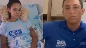 Vitor Bruno estava foragido desde dezembro de 2024; Maria  Daniela  ainda sofre de sequelas - Foto: Reprodução