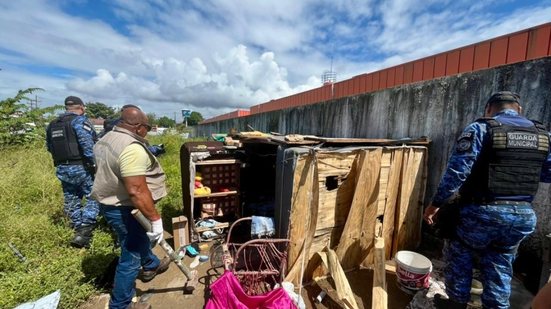 Segurança Cidadã remove estruturas irregulares ligadas ao crime no Benedito Bentes - Foto: Ascom Semsc