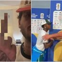 Imagem Zé Felipe xinga ao ver Vini Jr. abraçar Haaland após eliminação do Brasil