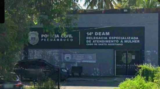14ª Delegacia da Mulher no Cabo de Santo Agostinho - Reprodução / Google Street View