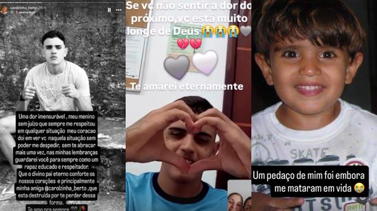 Mãe de Cauã publicou fotos do filho após morte e faz desabafo nas redes sociais - Foto: Reprodução
