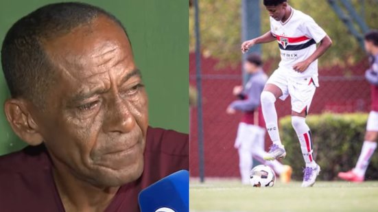 Marcos Antônio conta que o filho era tratado como uma das promessas do futebol alagoano - Foto: Reprodução TV Pajuçara