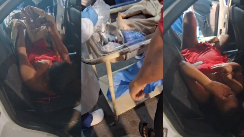 Motorista de app ajuda em parto durante corrida na madrugada, em Maceió; assista ao vídeo