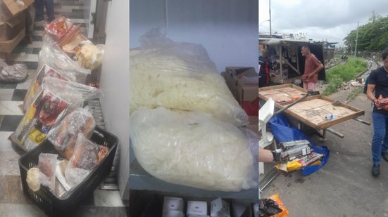 Após denúncia anônima, fiscalização sanitária flagrou produtos vencidos e impróprios para o consumo em mercadinho local - Foto: Divulgação/Vigilância Sanitária