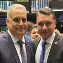 Imagem Flávio Bolsonaro anuncia Alfredo Gaspar como vice na chapa dele à Presidência