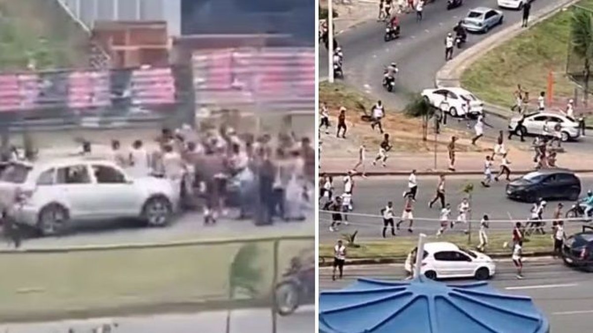 Ataque de torcida organizada em dia de Ba\u002DVi termina com um morto em Salvador