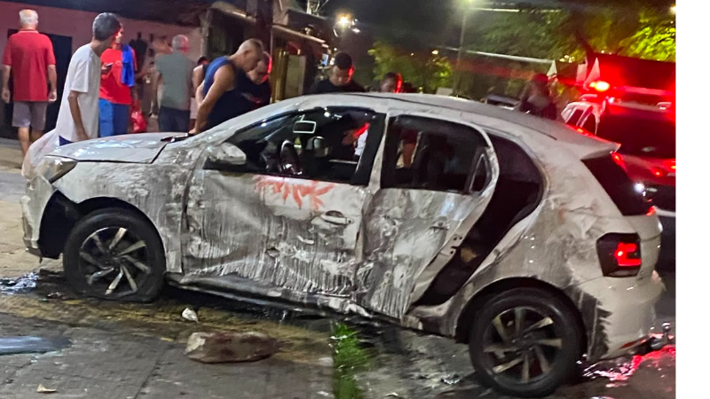 Motorista é espancado por populares após atropelar menor no Vergel do Lago