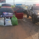 A maconha, que estava preparada para ser prensada, totalizou 35 quilos - Foto: Cortesia/PM