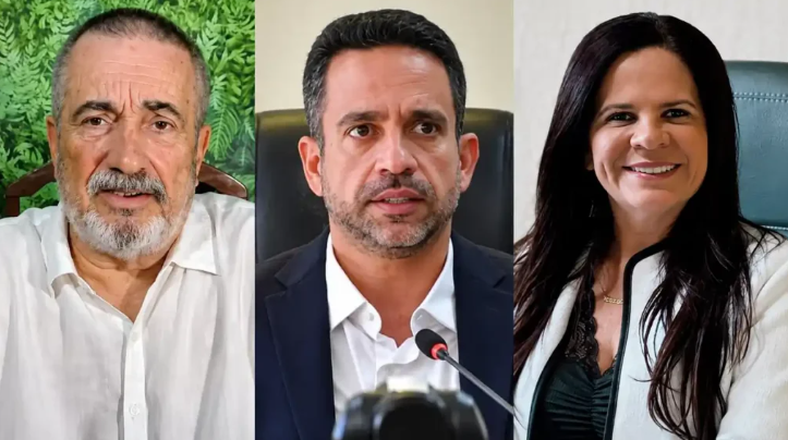 Kleber Malta, Paulo Dantas e Lívia Carla - Foto: Reprodução
