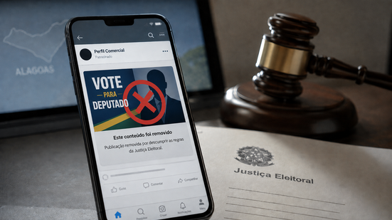 Justiça Eleitoral manda retirar propaganda de campanha de perfis comerciais em Alagoas