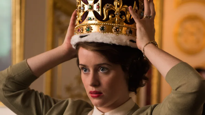 Rainha Elizabeth II foi vivida por Claire Foy nas temporadas iniciais de The Crown.Netflix