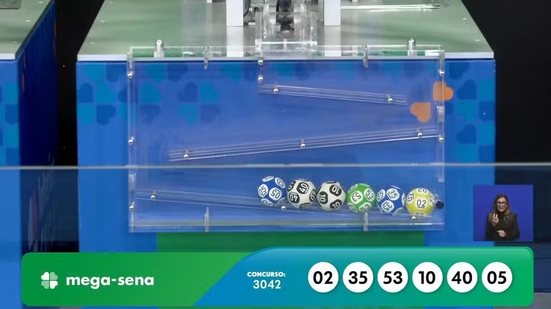concurso 3042 da Mega-Sena - Reprodução / Caixa
