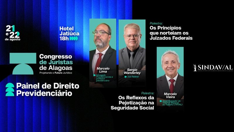 Congresso de Juristas discutirá impactos da pejotização, direito previdenciário e direito criminal
