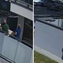 Vizinhos usam cobertor e salvam criança que caiu da sacada do quinto andar - Reprodução / Polskie Radio Bialysto