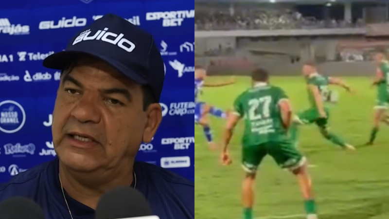 Técnico do CSA reclama do VAR e aponta pênalti não marcado por Raphael Claus: "Penalidade clara"