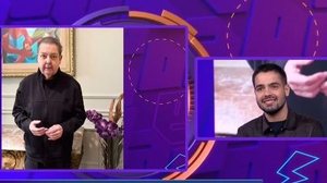 Faustão homenageia filho no SBT em rara aparição na TV - Reprodução / SBT
