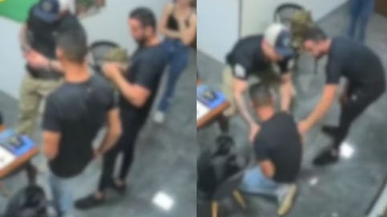 Homem é atingido no peito por disparo acidental dentro de clube de tiro - Reprodução / PC-PR