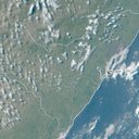 Imagem de satélite disponibilizada neste domingo, 09, pela Semarh - Semarh
