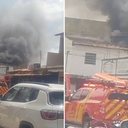 Incêndio de grandes proporções mobiliza Corpo de Bombeiros em Arapiraca - Reprodução / Redes sociais