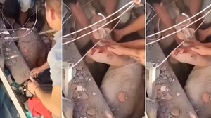 Imagem VÍDEO: mãe protege bebê com o próprio corpo e é resgatada viva na Colômbia