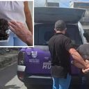 Mulher foi presa pela Guarda Municipal. Imagem mostra o cabelo que foi cortado da menina - Reprodução / Izael Nascimento / BR104