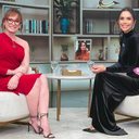Nubia Óliiver conversa com Daniela Albuquerque no programa 'Sensacional', da RedeTV! - Divulgação / Rede TV