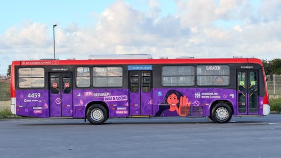 Imagem Ônibus da capital ganham ação de combate ao assédio e importunação sexual