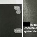 Polícia divulgou prints de mensagens enviadas pelo professor à aluna - Polícia Civil