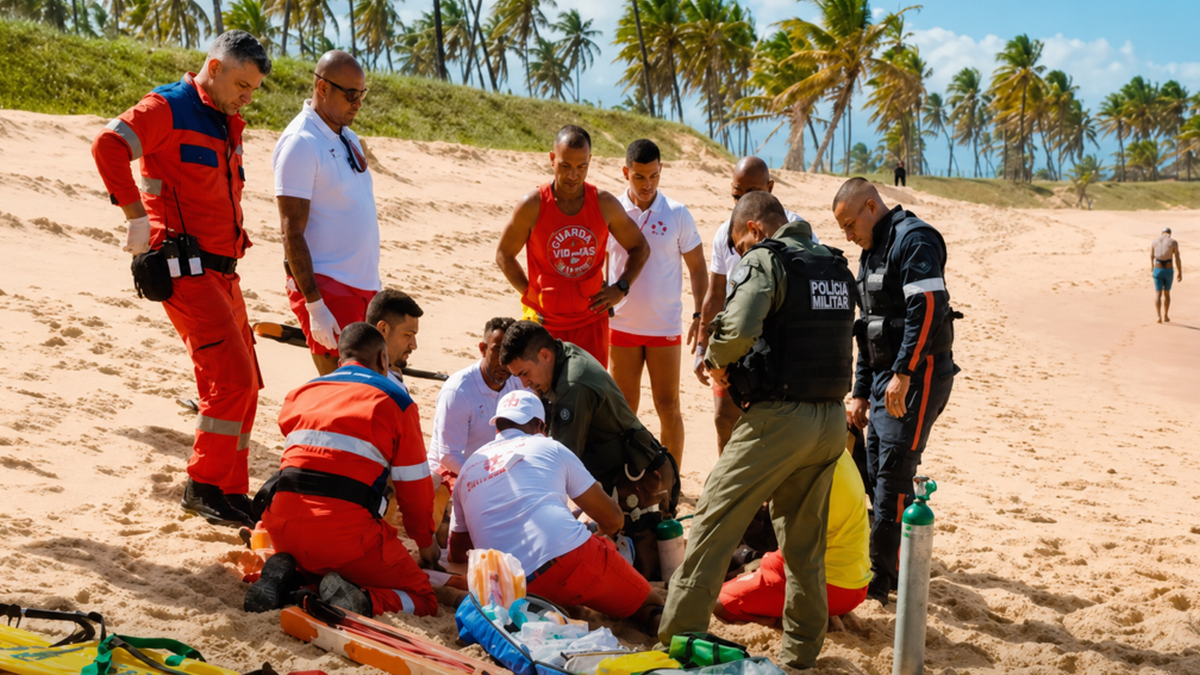 Promotora do Amazonas morre afogada em praia de Salvador antes de congresso
