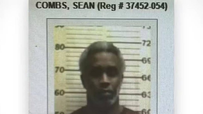 O magnata do rap Sean 'P. Diddy' Combs na cadeia em Nova JerseyReprodução / CBS