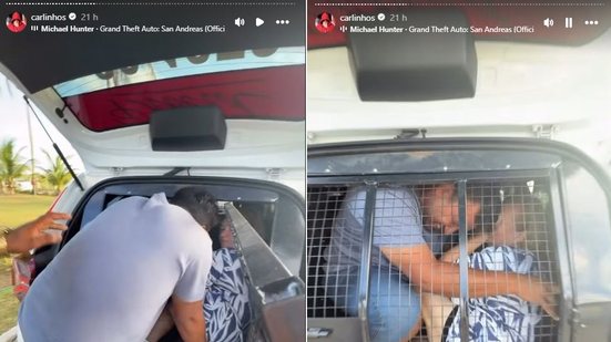 PM prende militares após uso indevido de viatura em pegadinha de Carlinhos Maia - Reprodução / Instagram