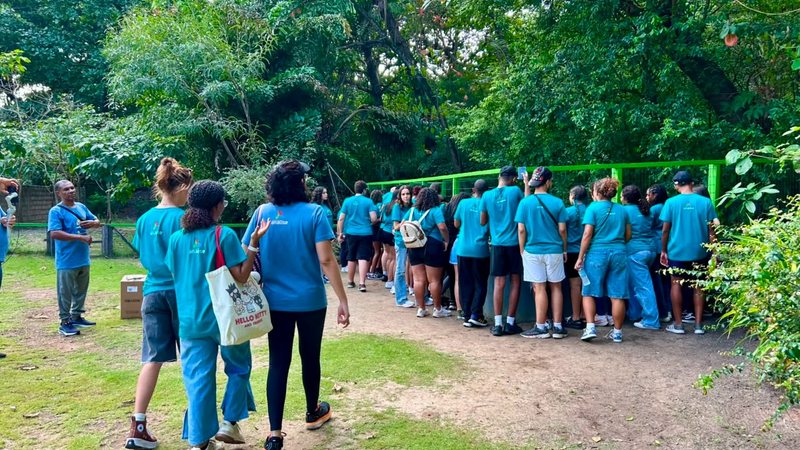 Cinturão Verde de Maceió vira sala de aula para estudantes da Bahia