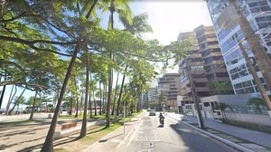 Imagem da avenida Silvio Carlos Viana, na orla de Ponta Verde - Reprodução / Google Street View
