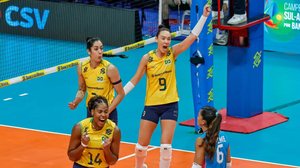 Brasil é campeão do Pré-Olímpico e garante vaga em Los Angeles 2028 - Maurício Val / CBV