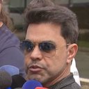 Cantor Zezé di Camargo chega para prestar as últimas homenagens ao cantor Rick, que está sendo velado em Sorocaba (SP) - Reprodução / TV TEM