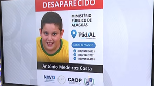Menino participava de um encontro de catecismo quando foi buscado pelo pai, sem autorização da mãe - Foto: Reprodução/TV Pajuçara