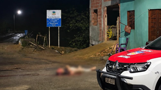 O homem foi atingido por mais de 20 disparos de arma de fogo - Foto: Reprodução