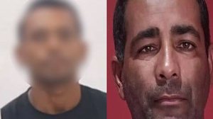 C. dos S. (à esquerda) é suspeito de ser o autor material do crime - Reprodução