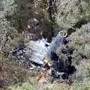 Destroços de helicóptero que levava cantor Rick em SC - Corpo de Bombeiros de Santa Catarina