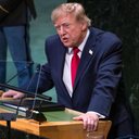 Donald Trump presidente dos Estados Unidos fala durante à 81 Assembleia Geral das Nações Unidas na sede da ONU em Nova York nos Estados Unidos - Brazil Photo Press / Folhapress