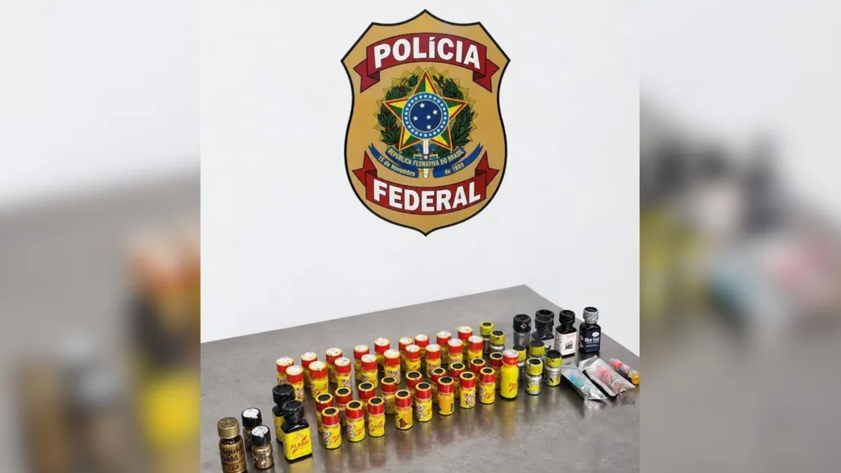 \u0027Droga do amor\u0027: italiano desembarca no Brasil com 52 frascos e acaba preso