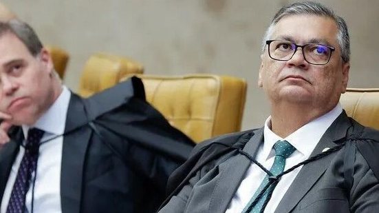 Os ministros André Mendonça e Flávio Dino - Felipe Sampaio / STF