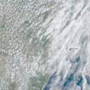 Imagem de satélite disponibilizada nesta terça-feira, 01 - Reprodução / cptec / inpe.br