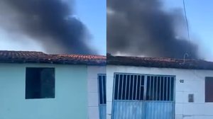 Imagem VÍDEO: incêndio atinge terreno próximo a residências e assusta moradores no Benedito Bentes