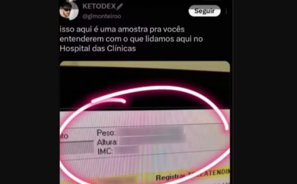 Médico que expôs prontuário de paciente nas redes é afastado de hospital